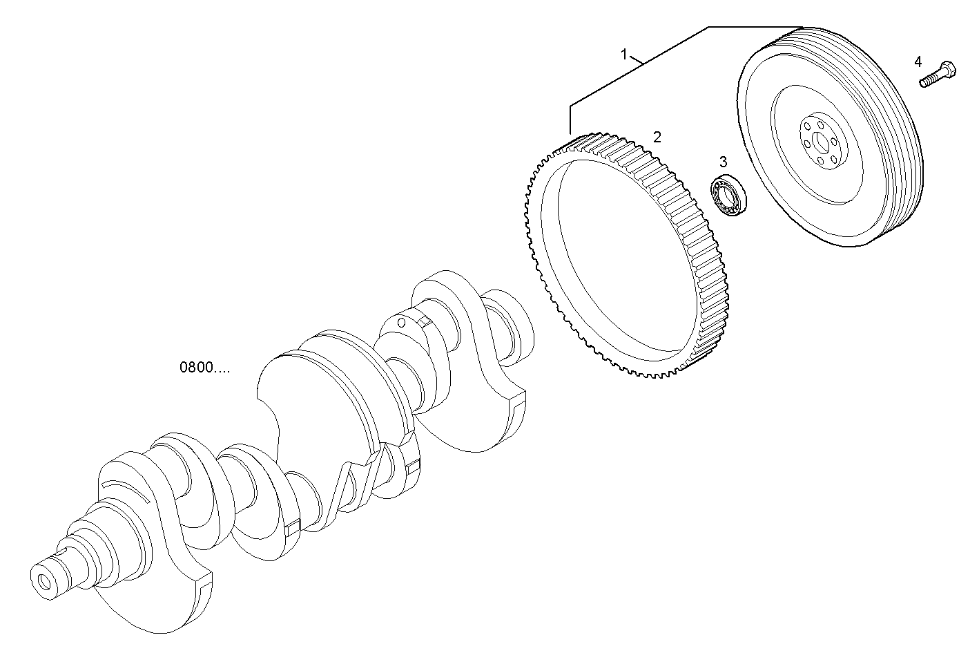 Iveco/FPT ENGINE FLYWHEEL - DAMPER