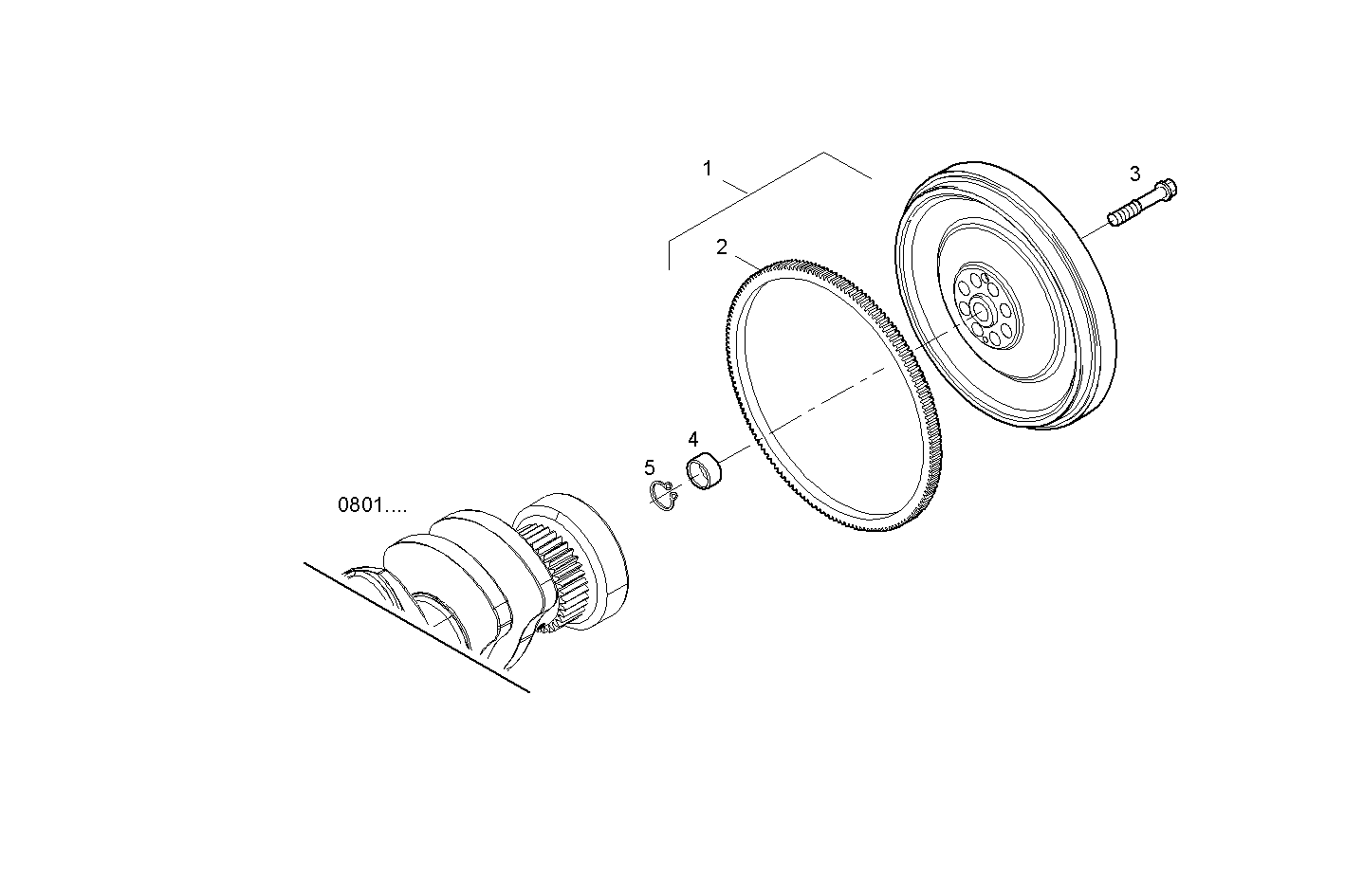 Iveco/FPT ENGINE FLYWHEEL - DAMPER