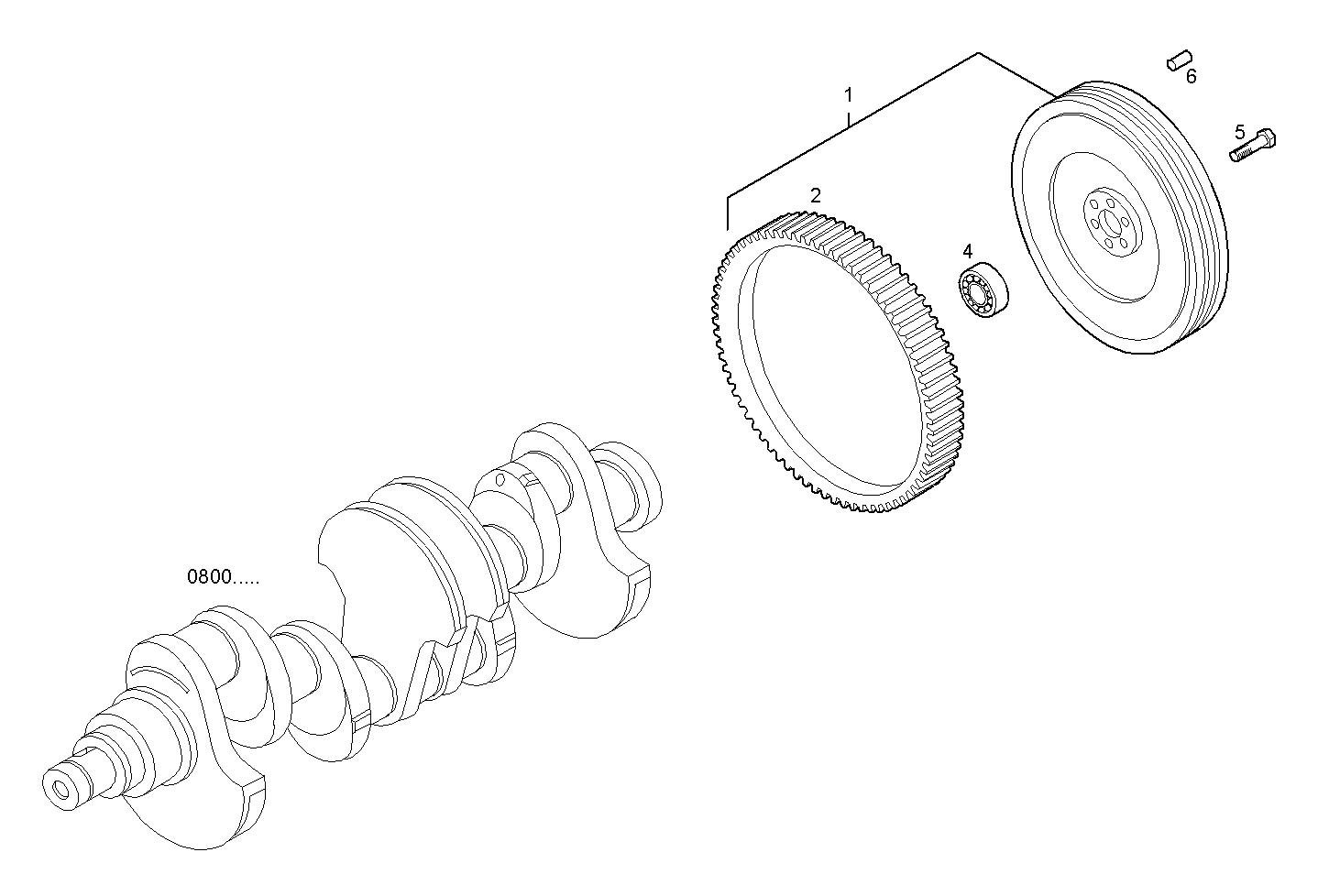 Iveco/FPT ENGINE FLYWHEEL - DAMPER