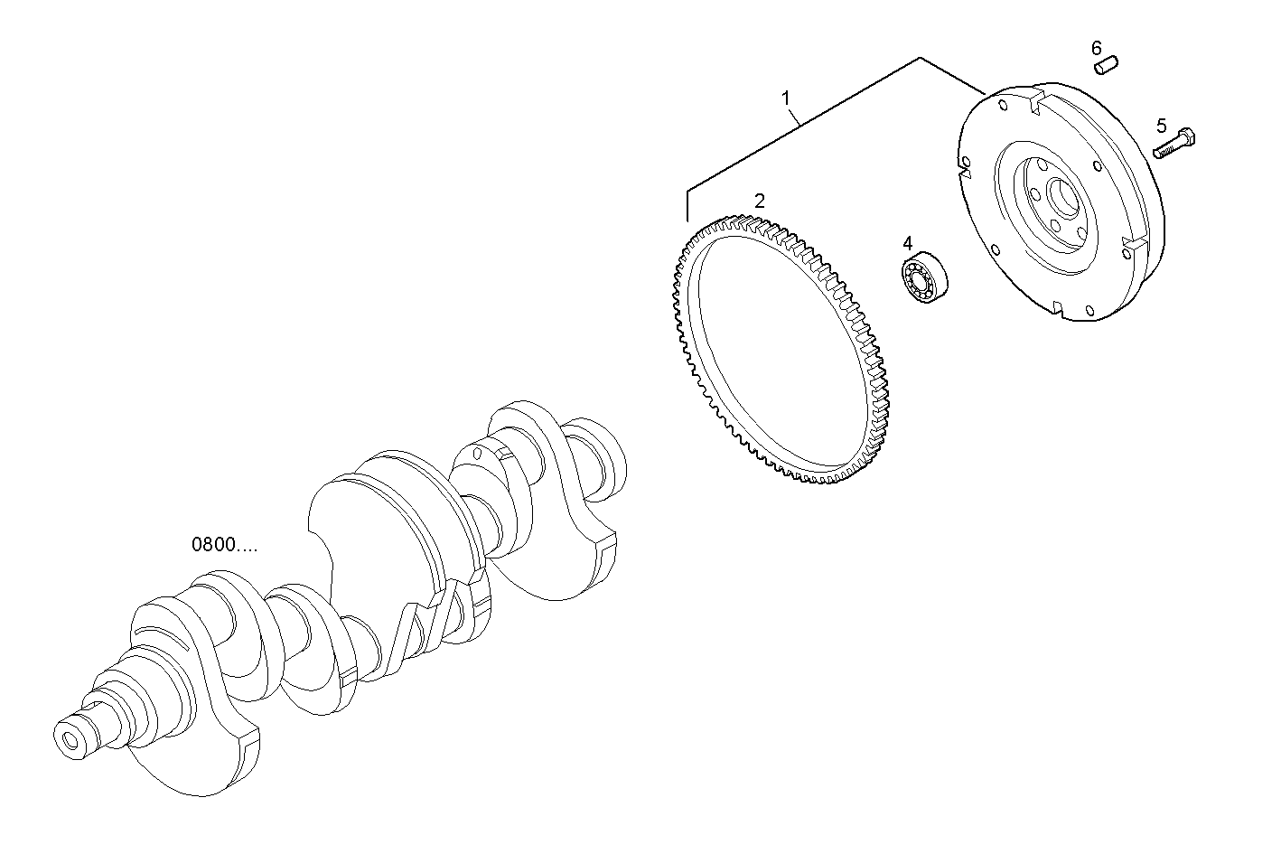 Iveco/FPT ENGINE FLYWHEEL - DAMPER