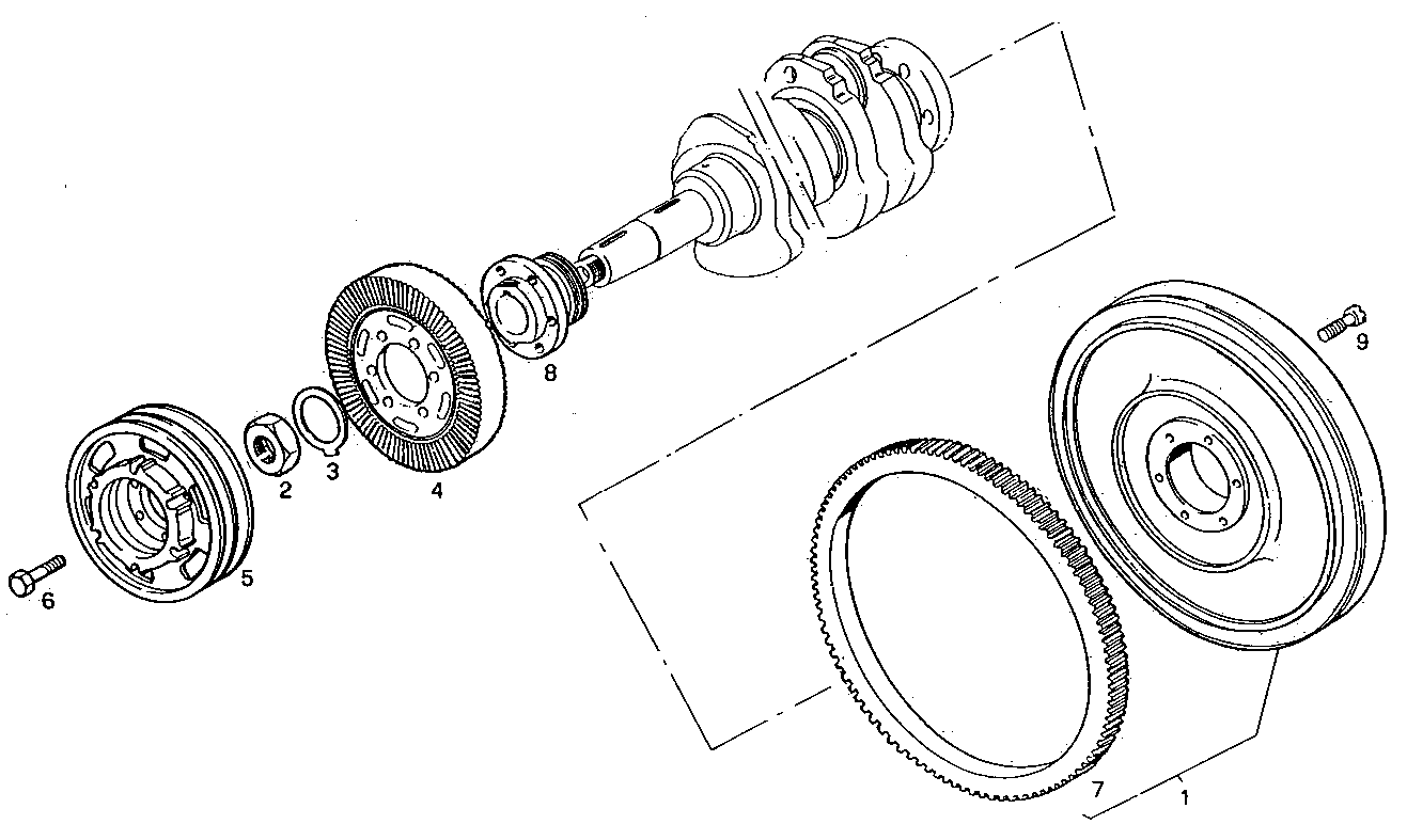 Iveco/FPT ENGINE FLYWHEEL - DAMPER