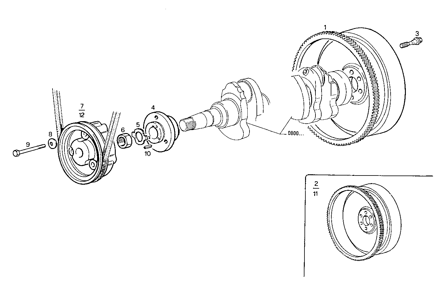 Iveco/FPT ENGINE FLYWHEEL - DAMPER