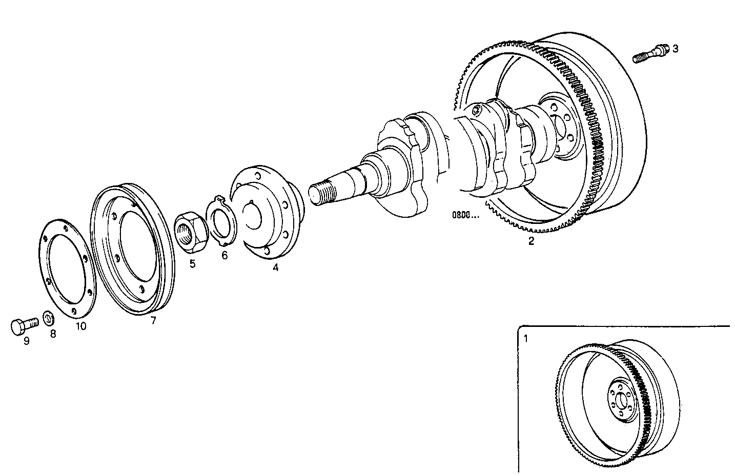 Iveco/FPT ENGINE FLYWHEEL - DAMPER