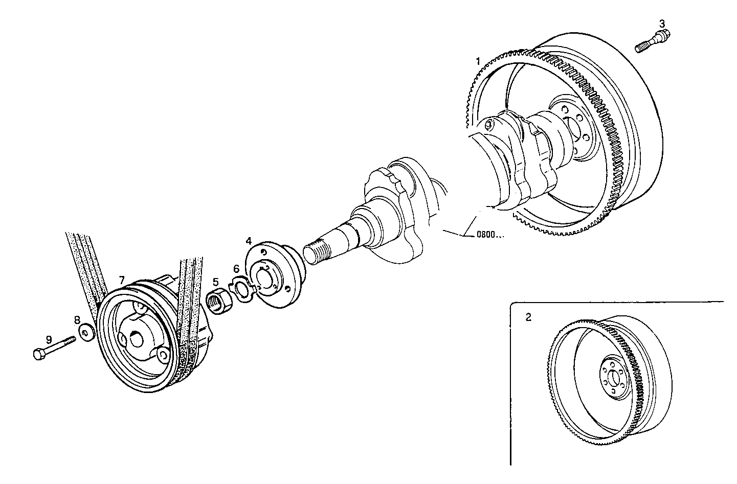 Iveco/FPT ENGINE FLYWHEEL - DAMPER