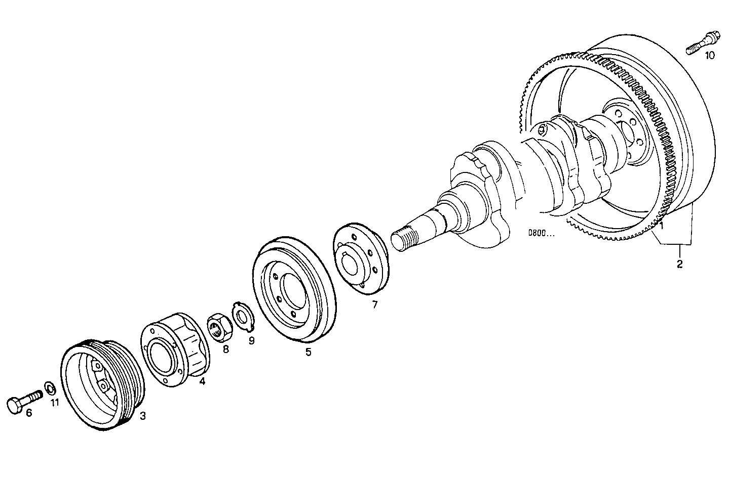 Iveco/FPT ENGINE FLYWHEEL - DAMPER