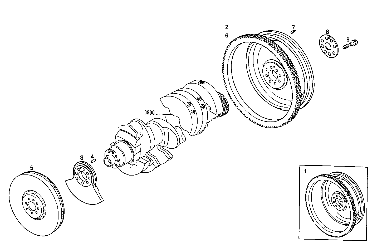 Iveco/FPT ENGINE FLYWHEEL - DAMPER