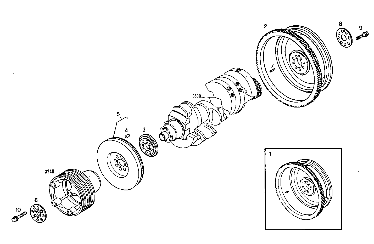 Iveco/FPT ENGINE FLYWHEEL - DAMPER