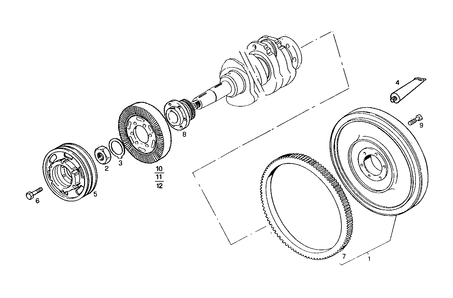 Iveco/FPT ENGINE FLYWHEEL - DAMPER