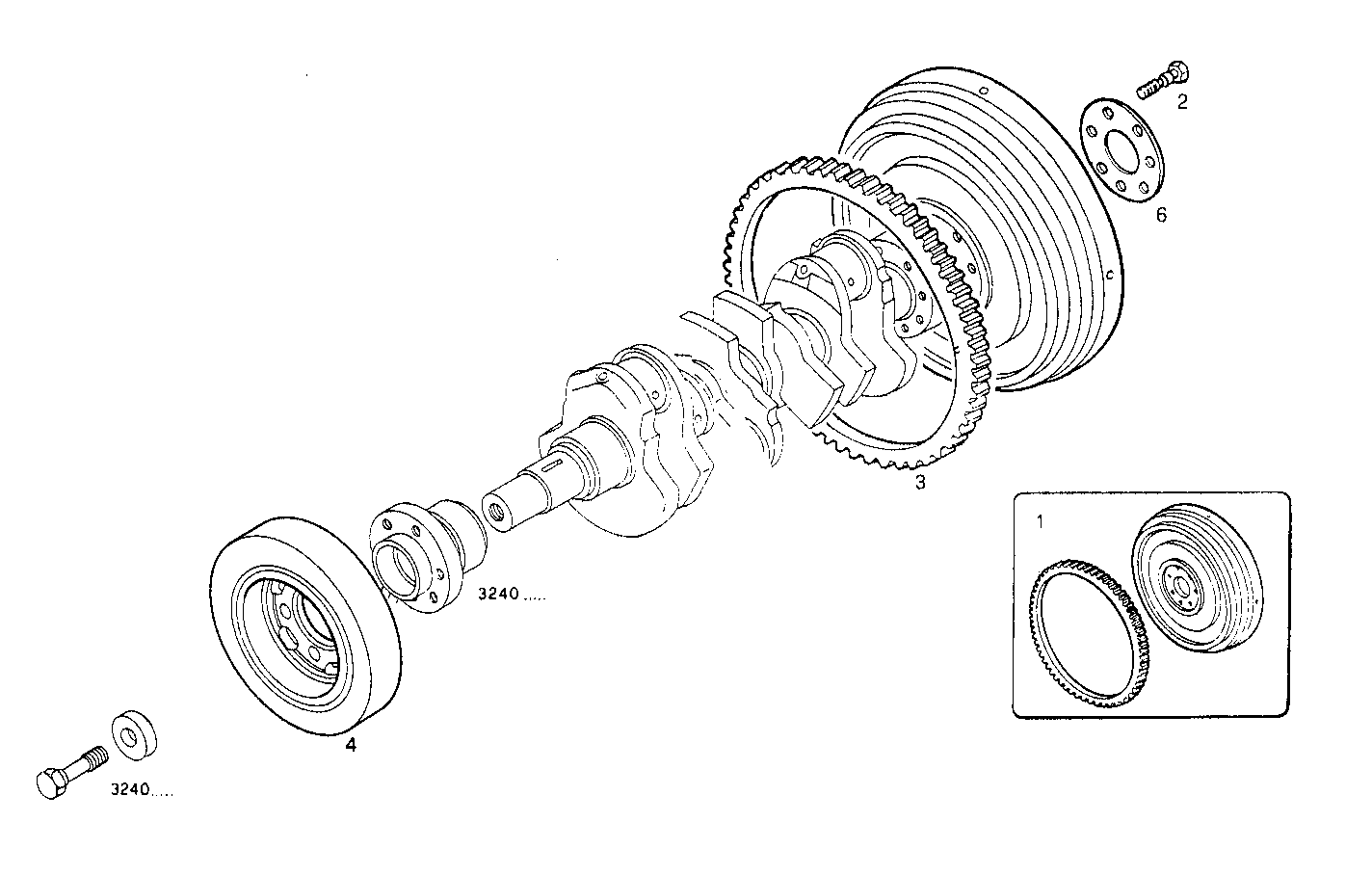 Iveco/FPT ENGINE FLYWHEEL - DAMPER