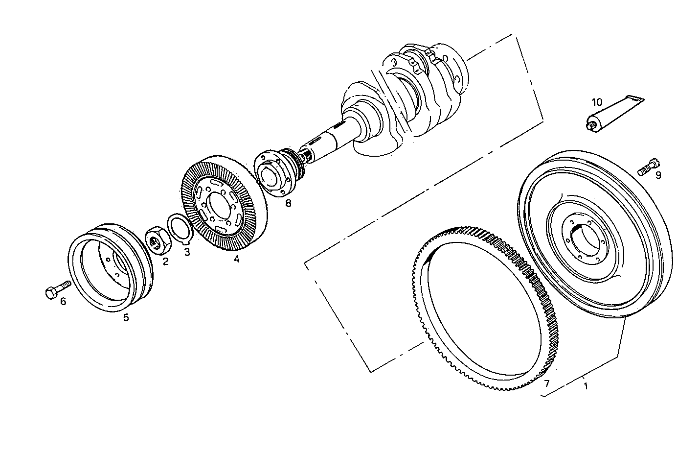 Iveco/FPT ENGINE FLYWHEEL - DAMPER