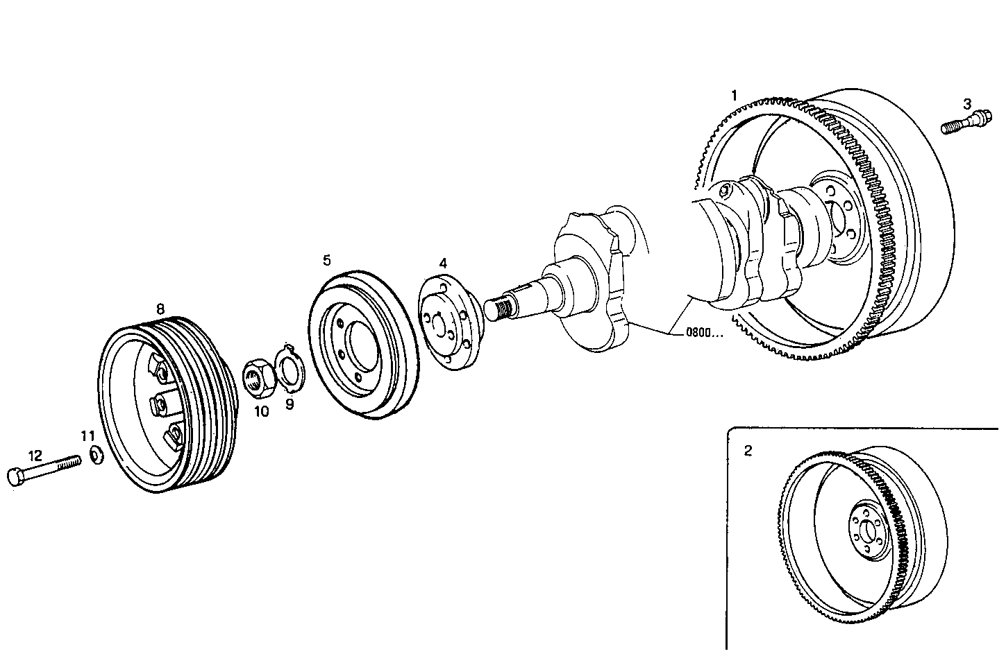 Iveco/FPT ENGINE FLYWHEEL - DAMPER