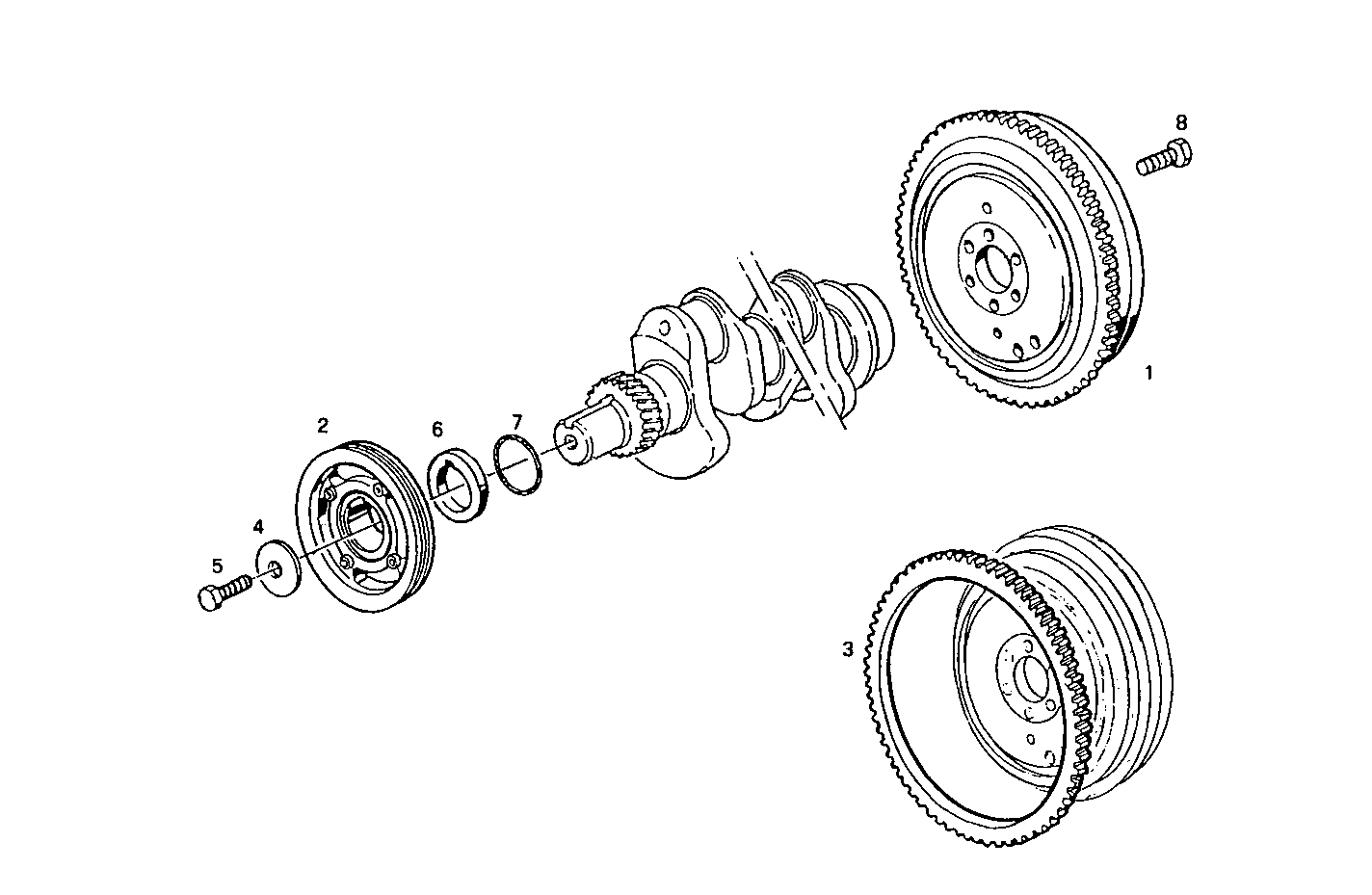 Iveco/FPT ENGINE FLYWHEEL - DAMPER