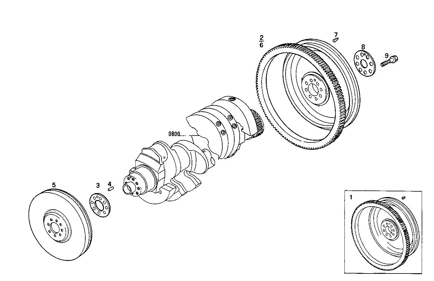 Iveco/FPT ENGINE FLYWHEEL - DAMPER