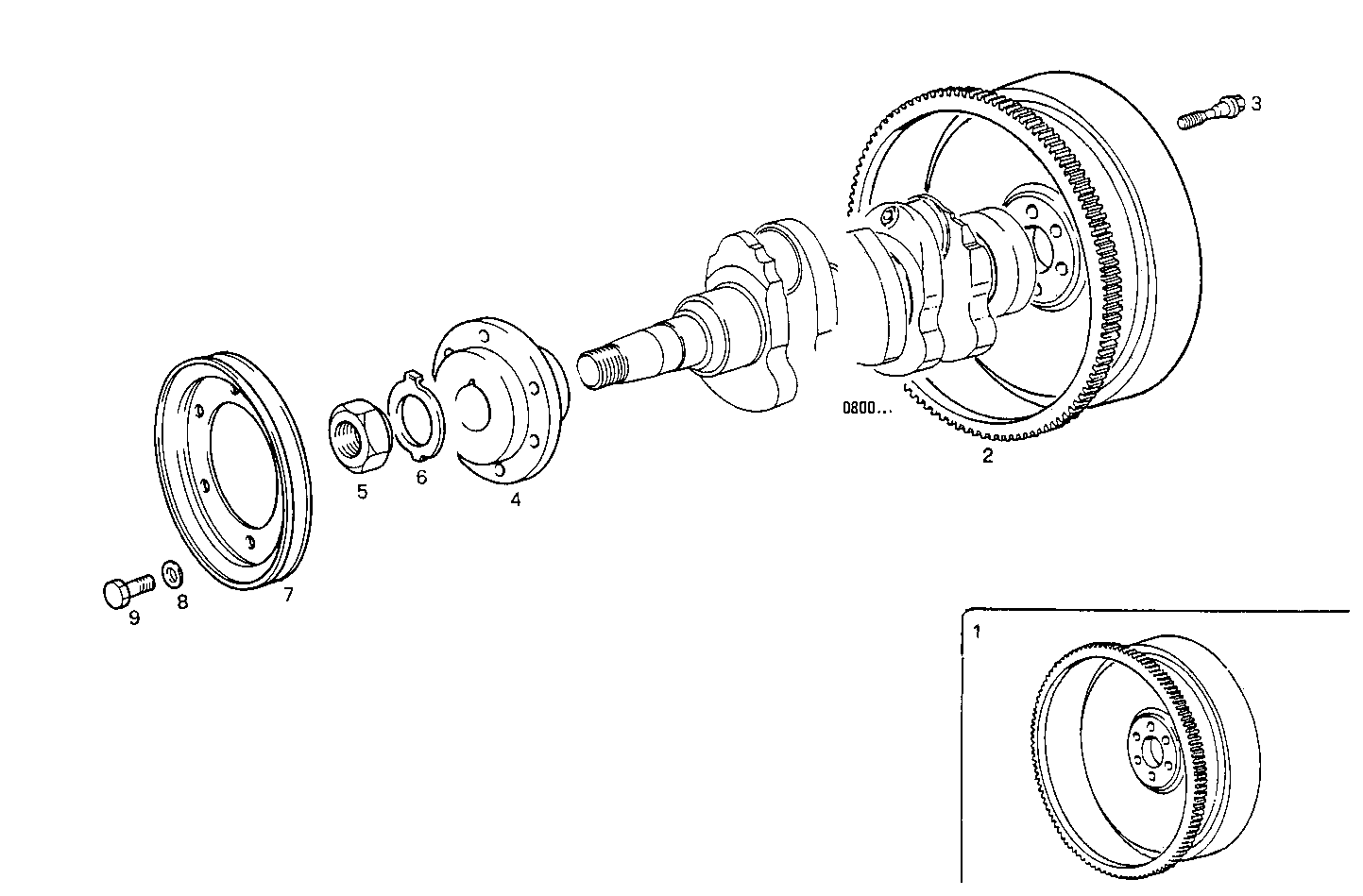 Iveco/FPT ENGINE FLYWHEEL - DAMPER