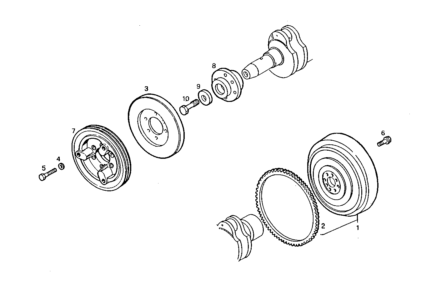 Iveco/FPT ENGINE FLYWHEEL - DAMPER