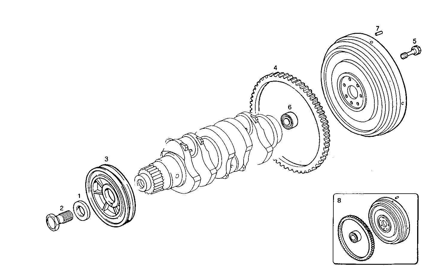 Iveco/FPT ENGINE FLYWHEEL - DAMPER