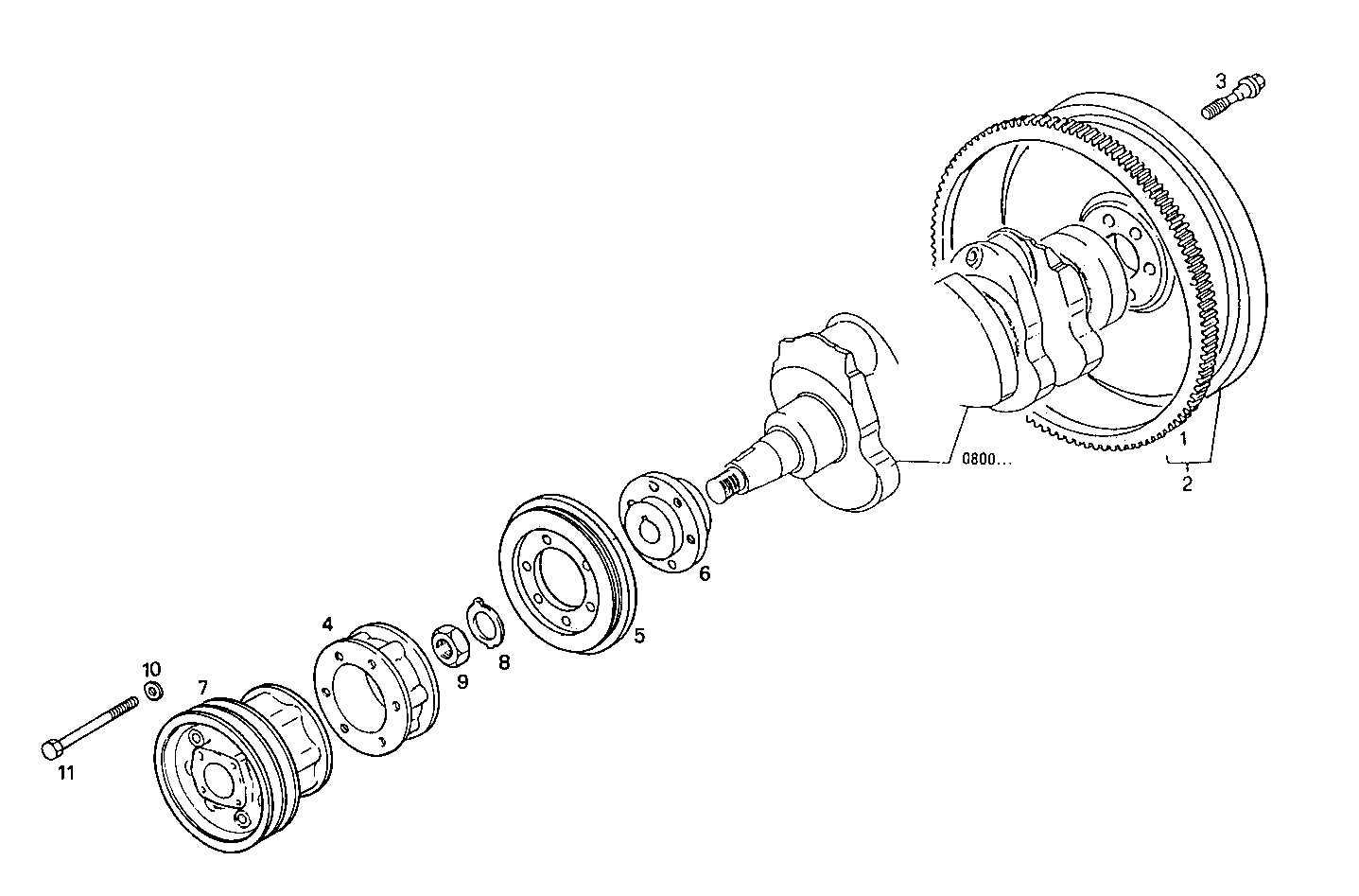 Iveco/FPT ENGINE FLYWHEEL - DAMPER