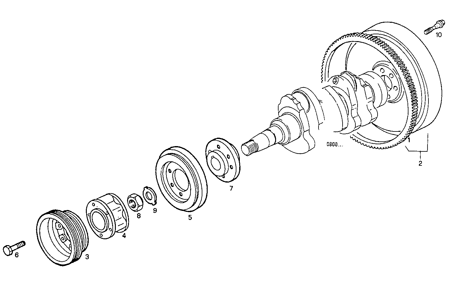 Iveco/FPT ENGINE FLYWHEEL - DAMPER