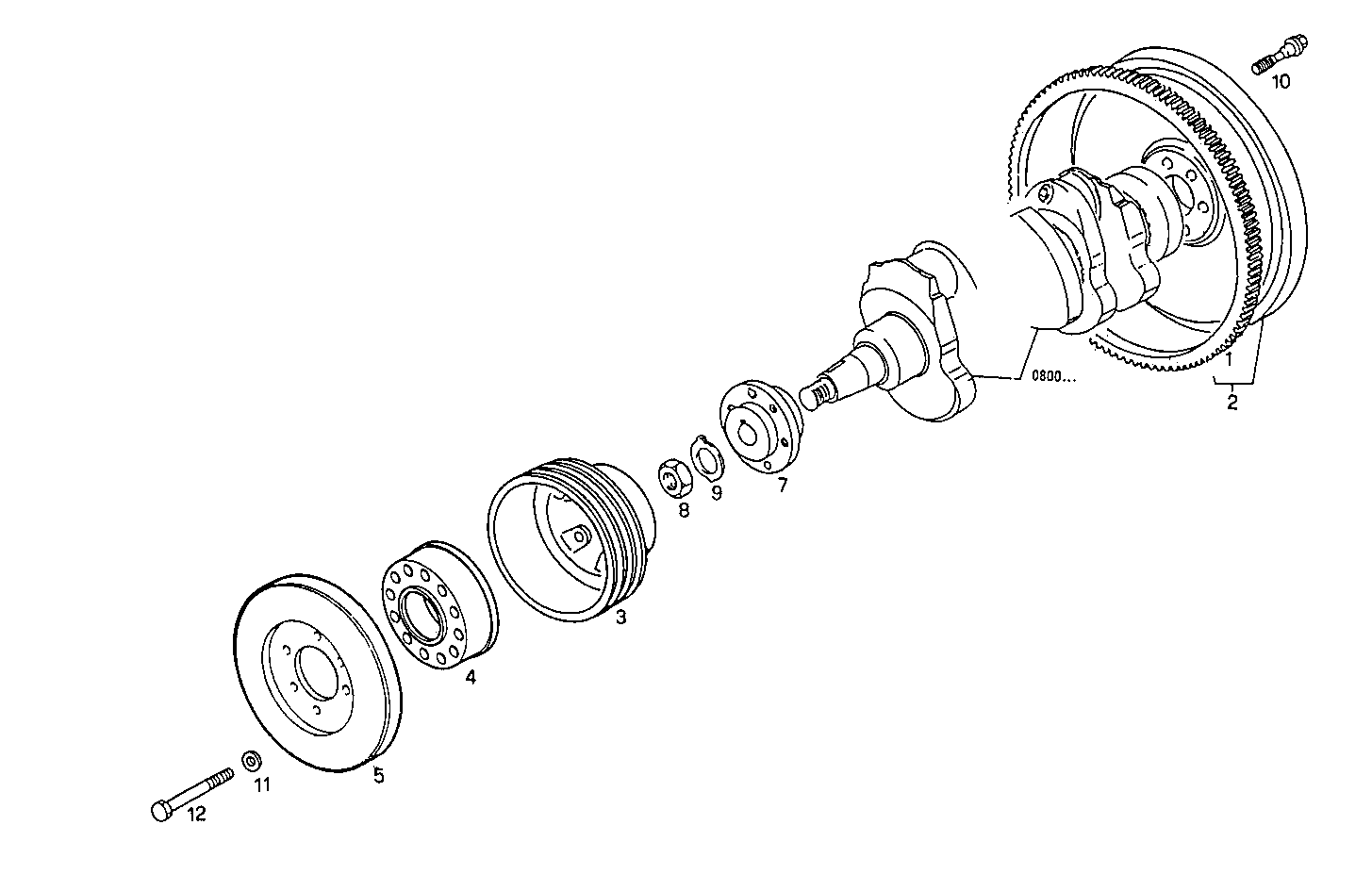 Iveco/FPT ENGINE FLYWHEEL - DAMPER