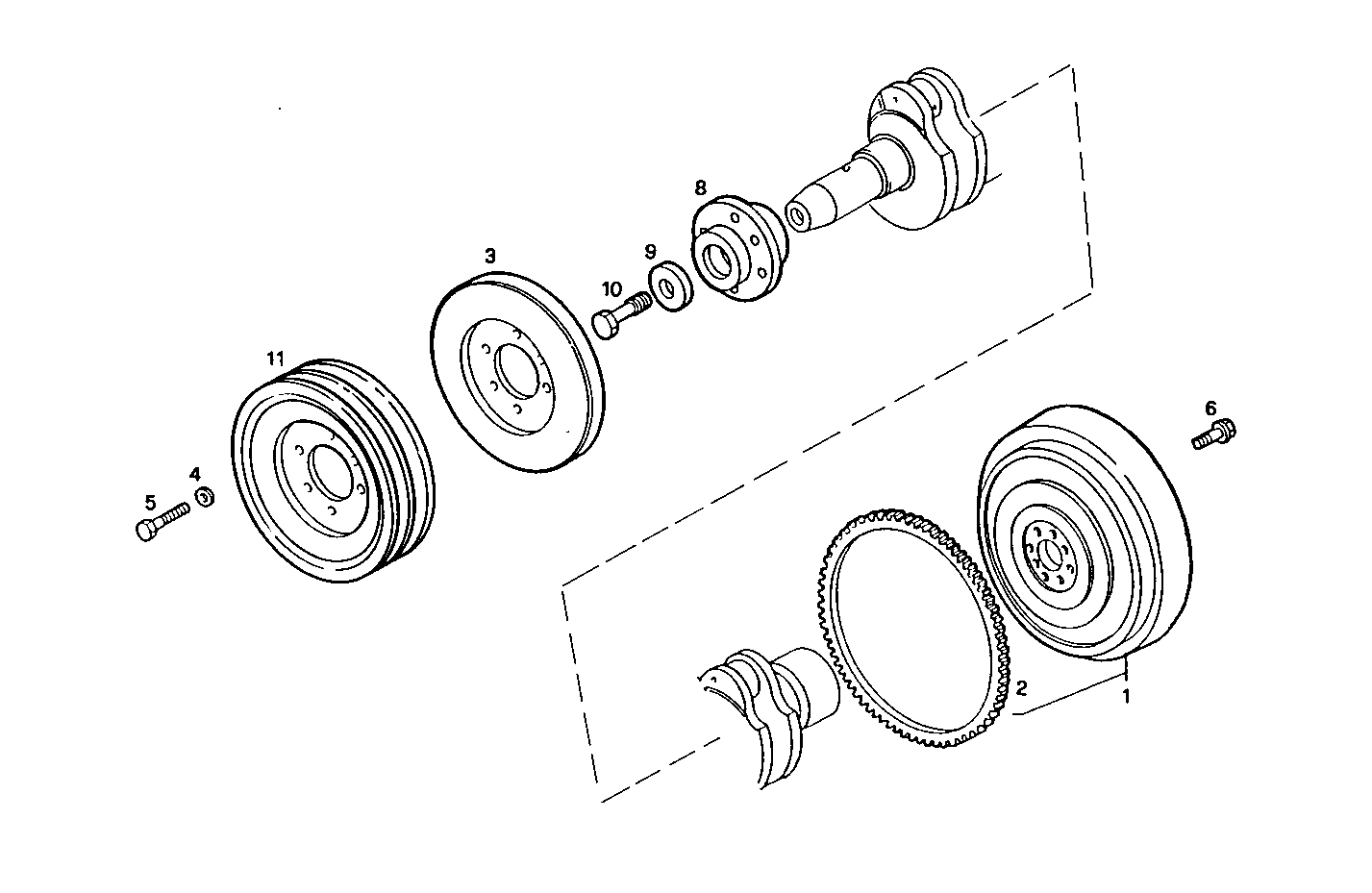 Iveco/FPT ENGINE FLYWHEEL - DAMPER