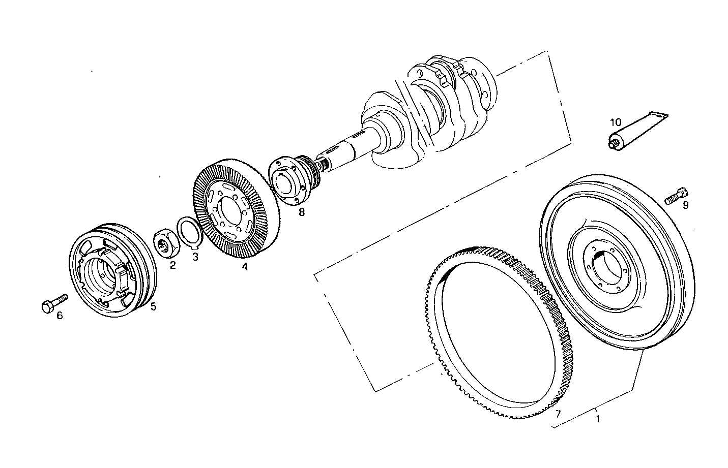 Iveco/FPT ENGINE FLYWHEEL - DAMPER