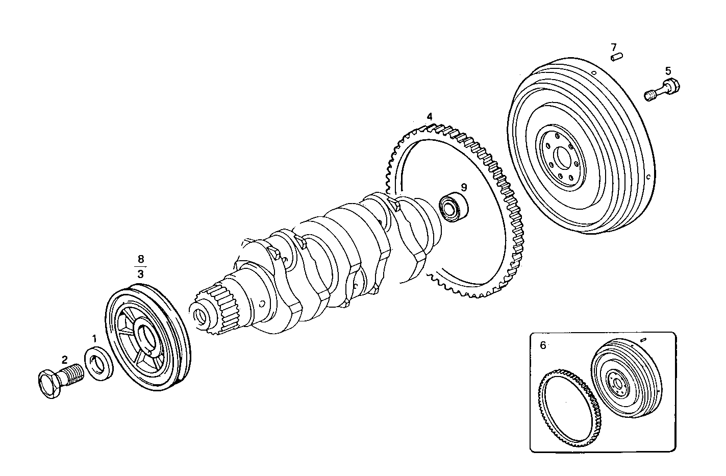 Iveco/FPT ENGINE FLYWHEEL - DAMPER