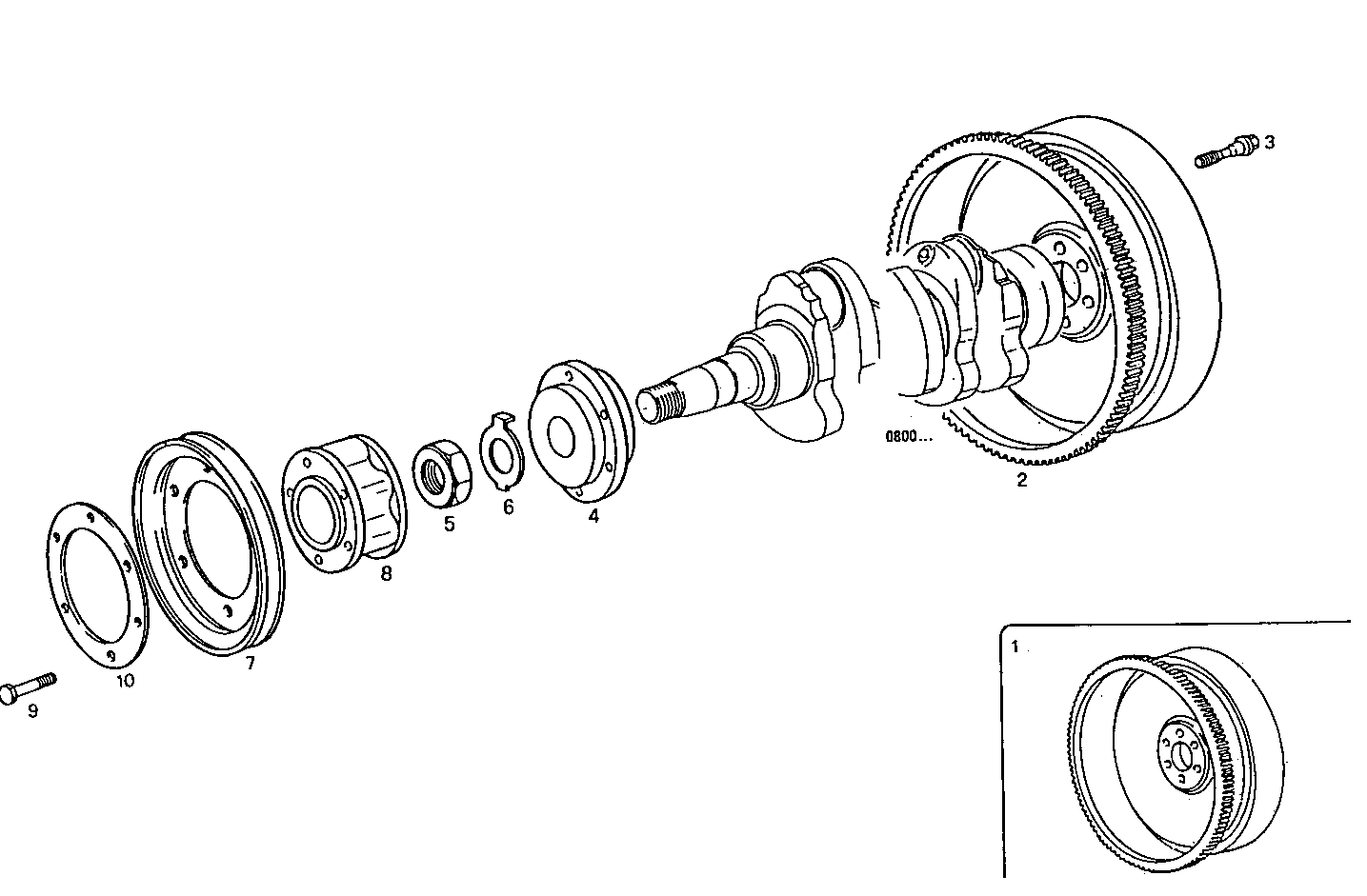 Iveco/FPT ENGINE FLYWHEEL - DAMPER