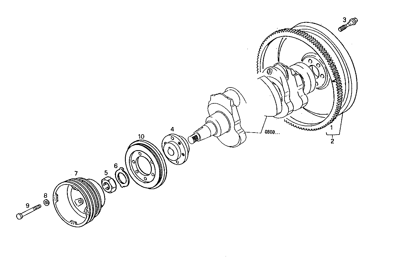 Iveco/FPT ENGINE FLYWHEEL - DAMPER