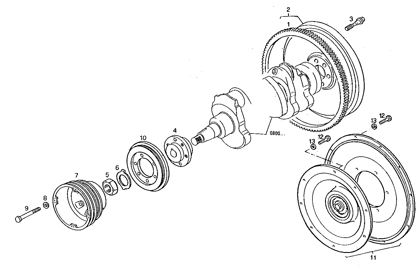 Iveco/FPT ENGINE FLYWHEEL - DAMPER