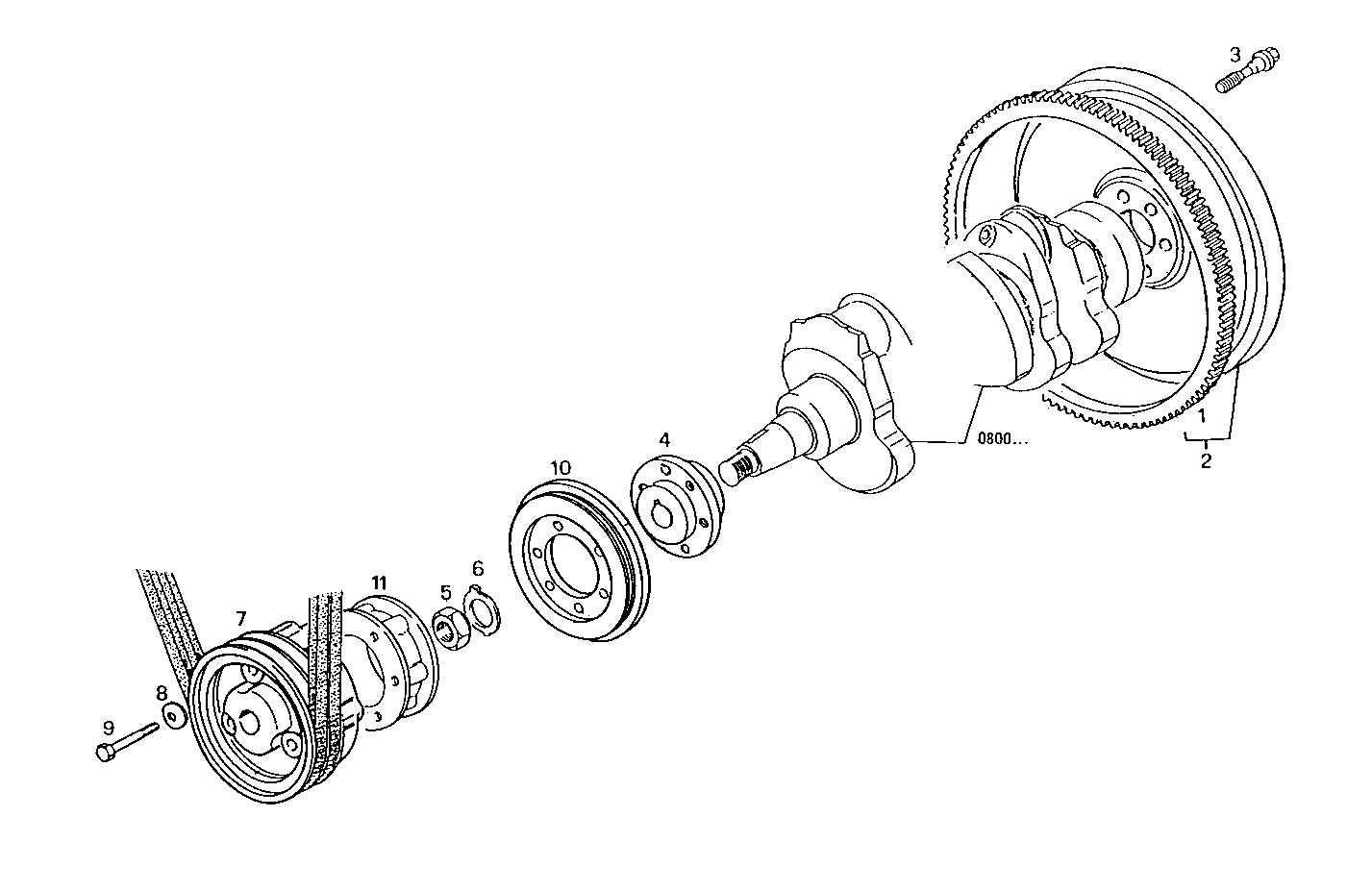 Iveco/FPT ENGINE FLYWHEEL - DAMPER