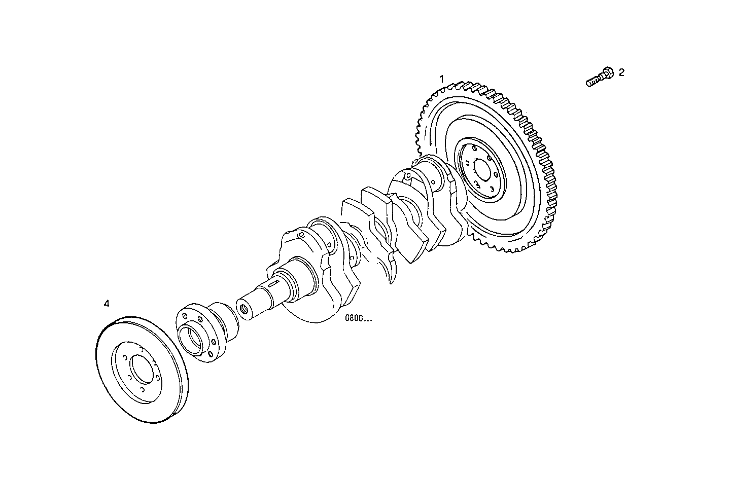 Iveco/FPT ENGINE FLYWHEEL - DAMPER