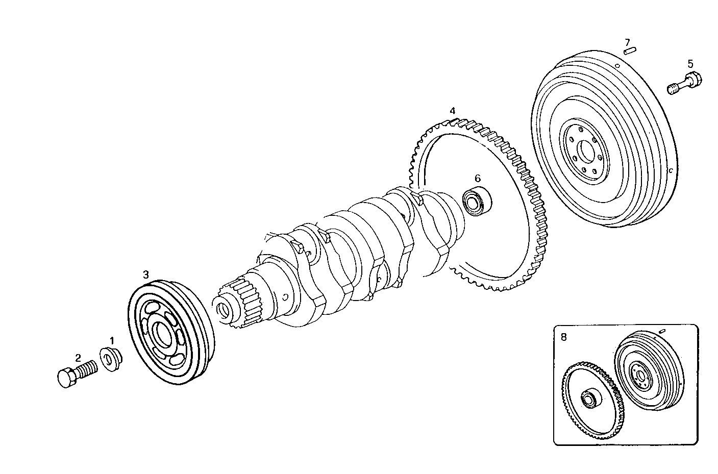 Iveco/FPT ENGINE FLYWHEEL - DAMPER