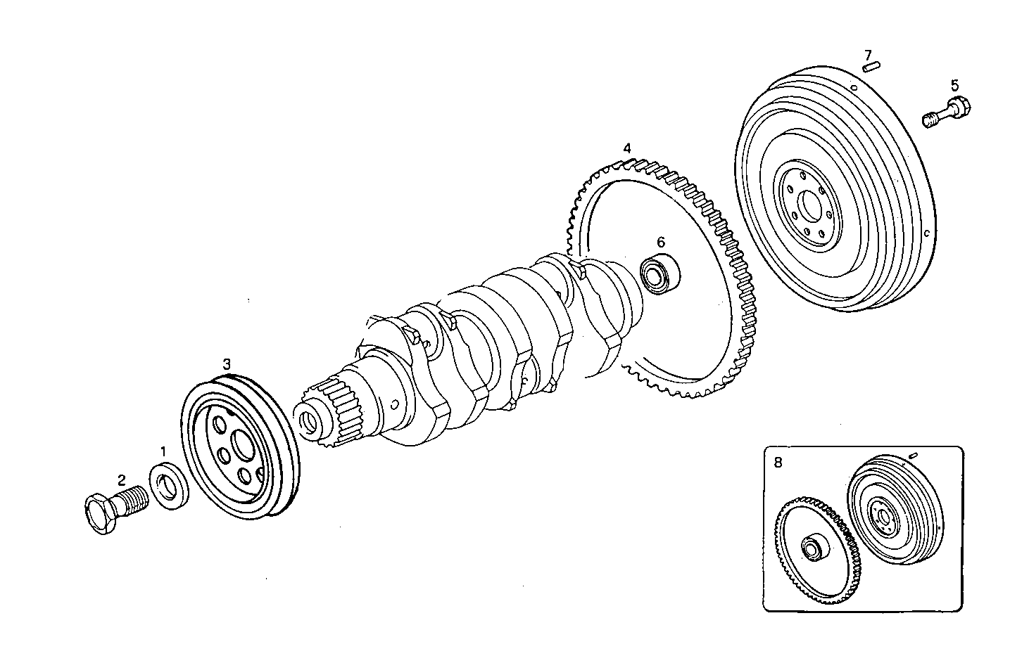 Iveco/FPT ENGINE FLYWHEEL - DAMPER