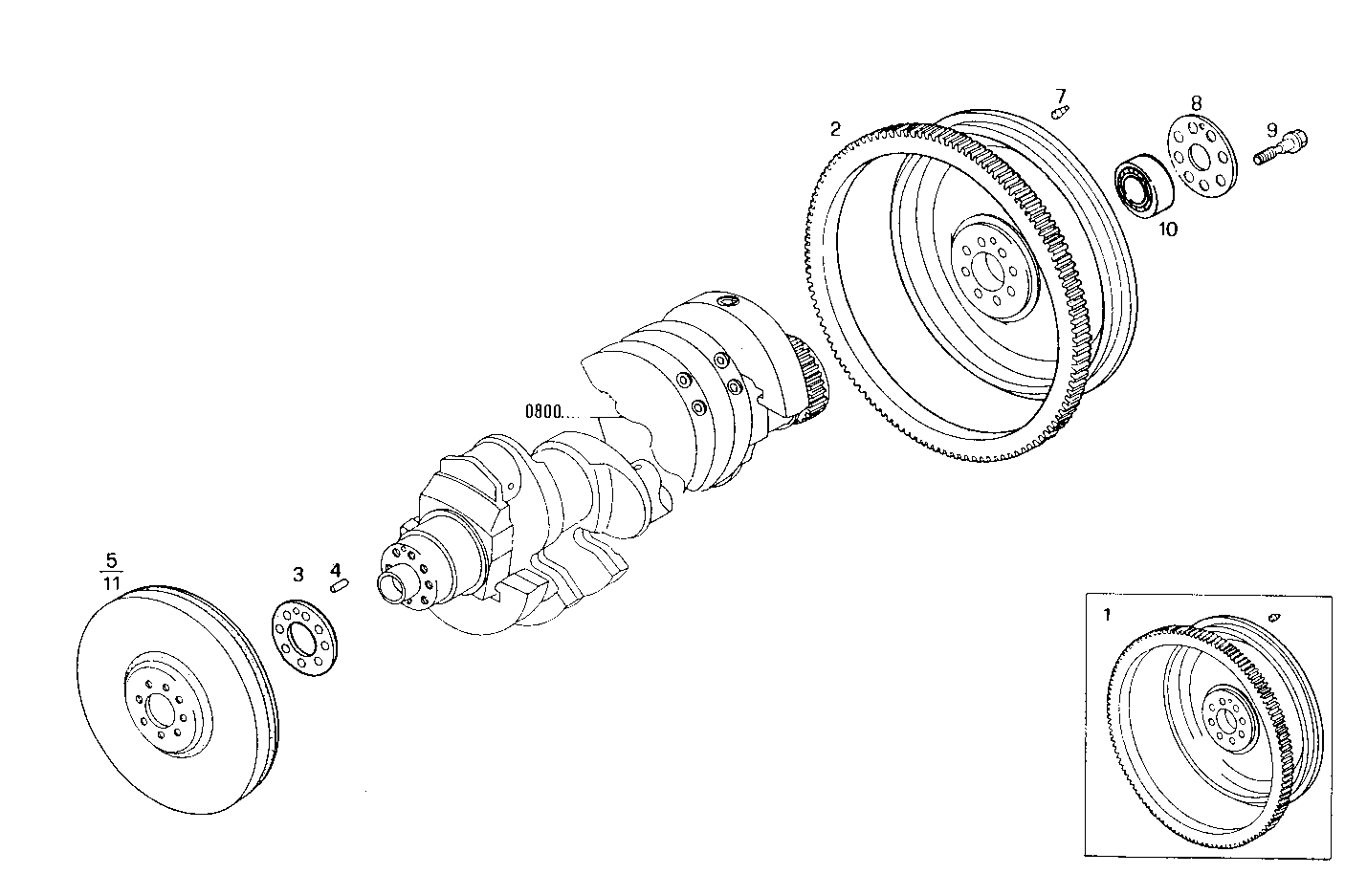 Iveco/FPT ENGINE FLYWHEEL - DAMPER