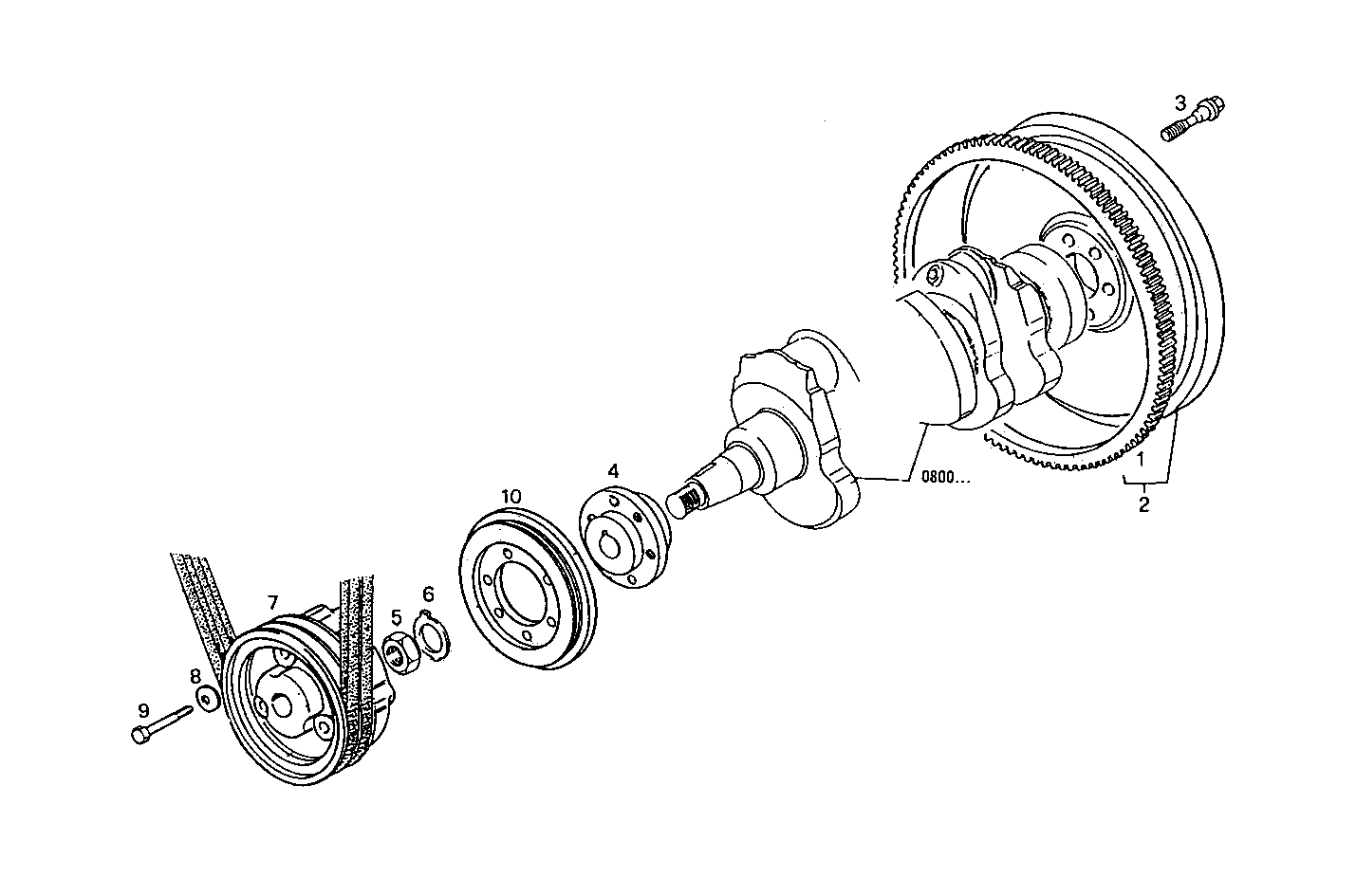 Iveco/FPT ENGINE FLYWHEEL - DAMPER