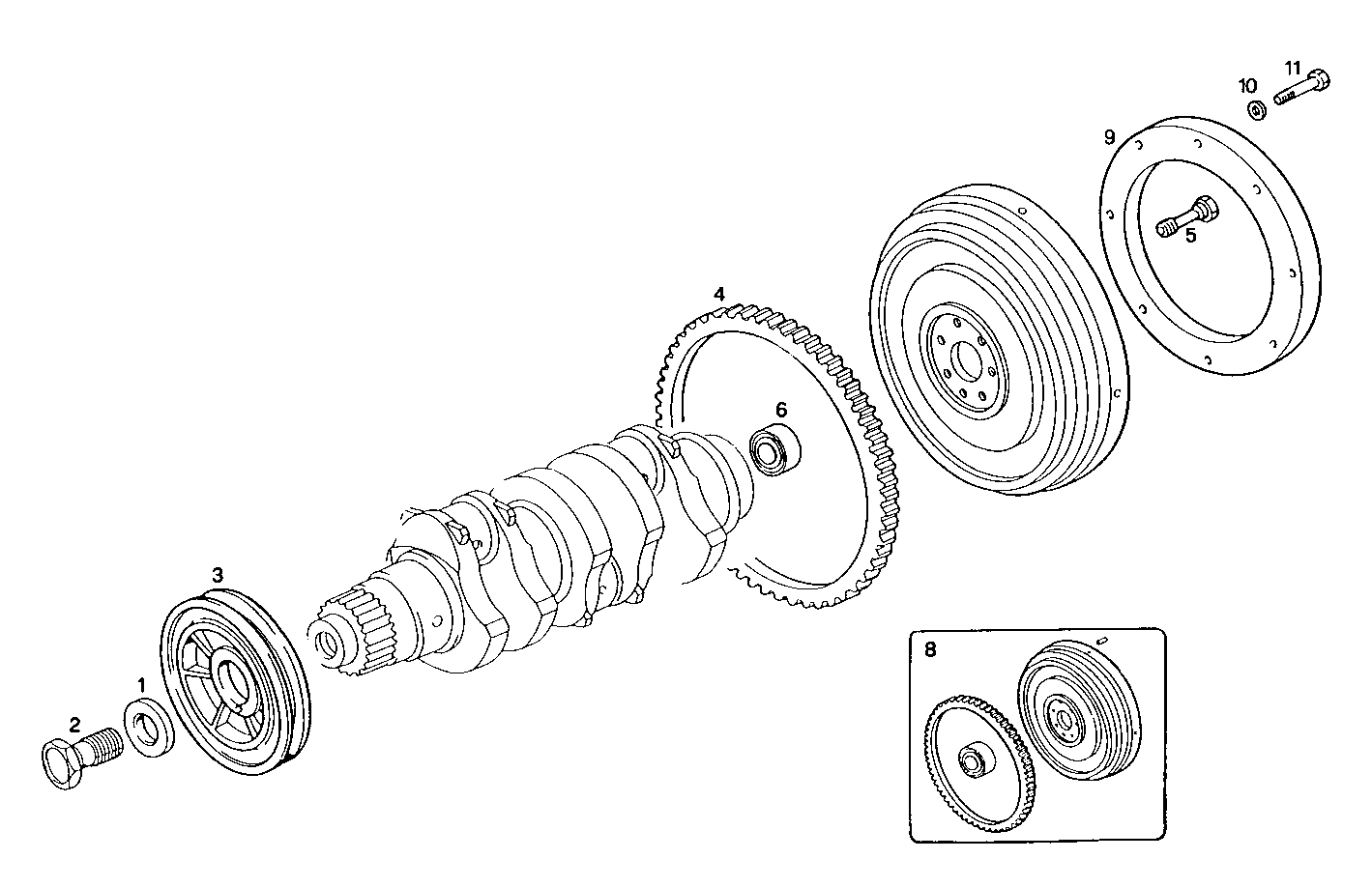 Iveco/FPT ENGINE FLYWHEEL - DAMPER