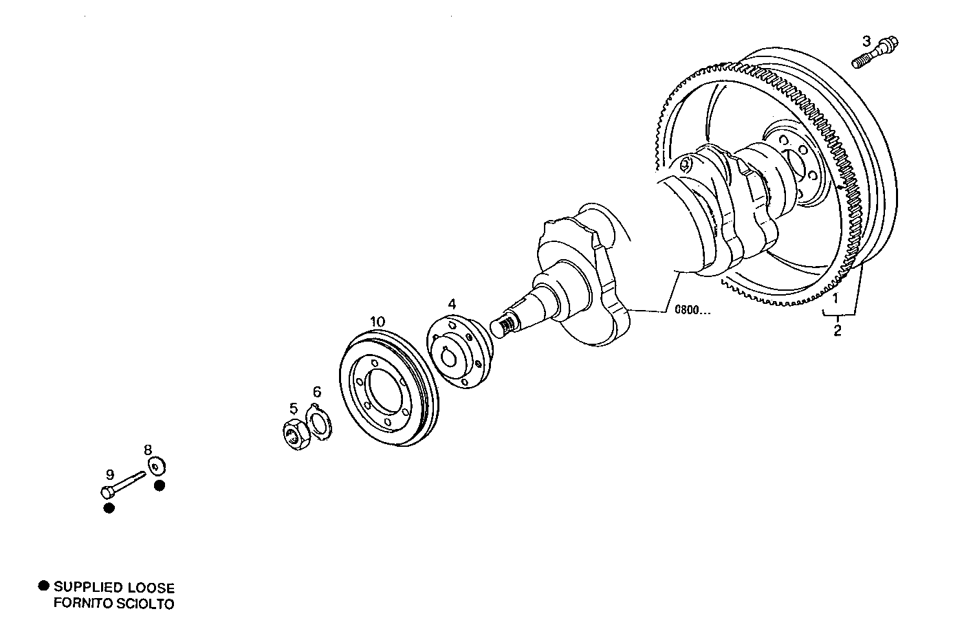 Iveco/FPT ENGINE FLYWHEEL - DAMPER