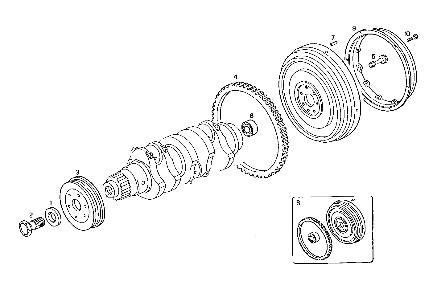 Iveco/FPT ENGINE FLYWHEEL - DAMPER