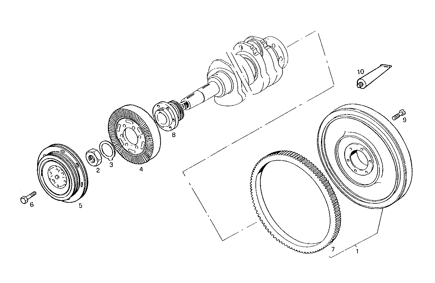 Iveco/FPT ENGINE FLYWHEEL - DAMPER