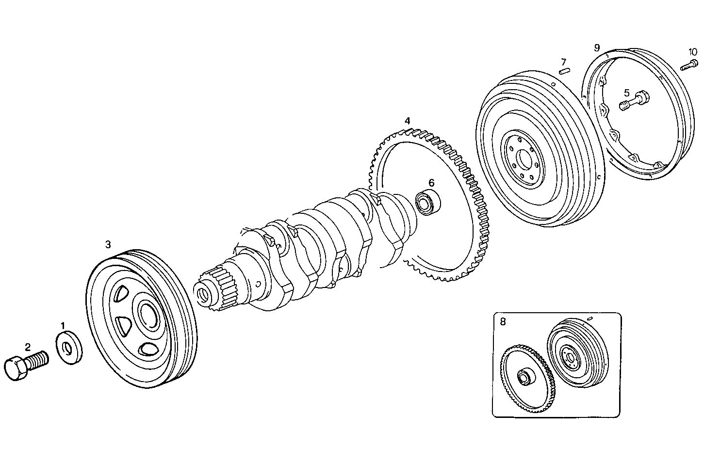 Iveco/FPT ENGINE FLYWHEEL - DAMPER