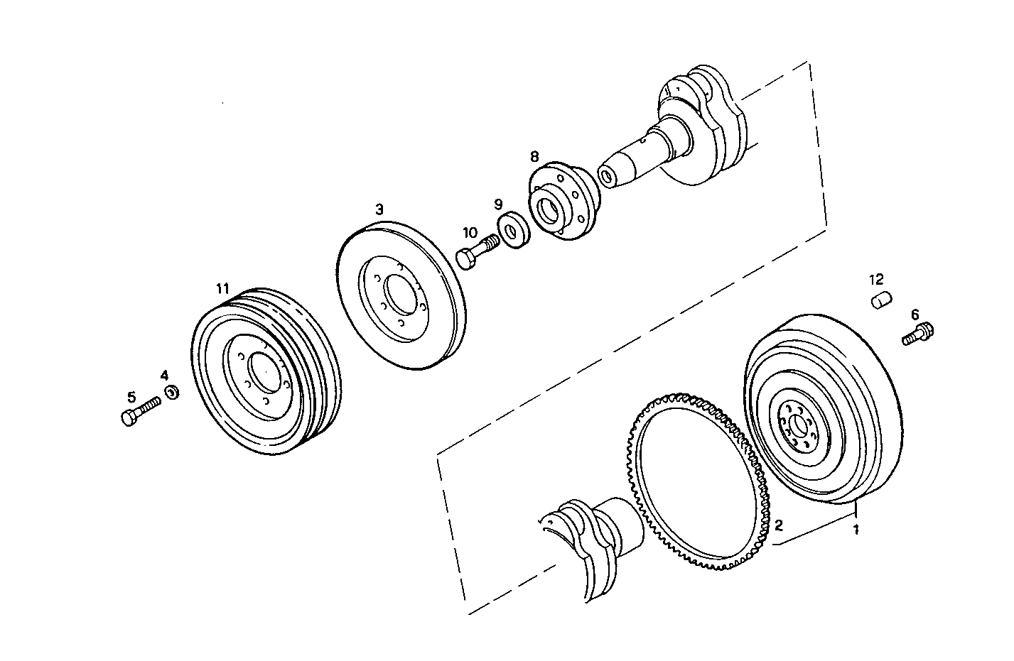 Iveco/FPT ENGINE FLYWHEEL - DAMPER