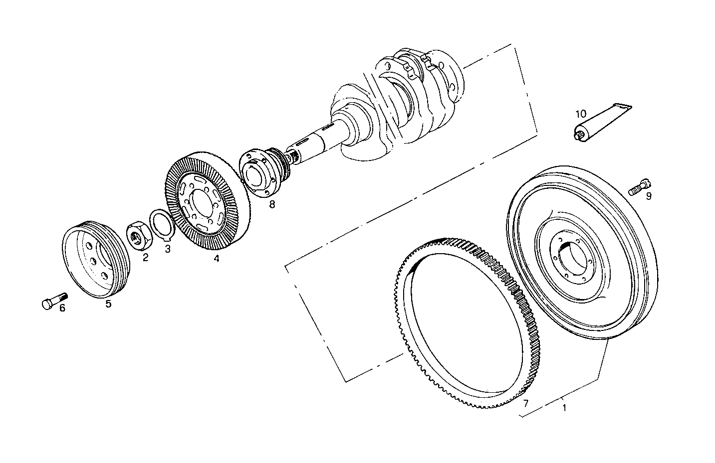 Iveco/FPT ENGINE FLYWHEEL - DAMPER