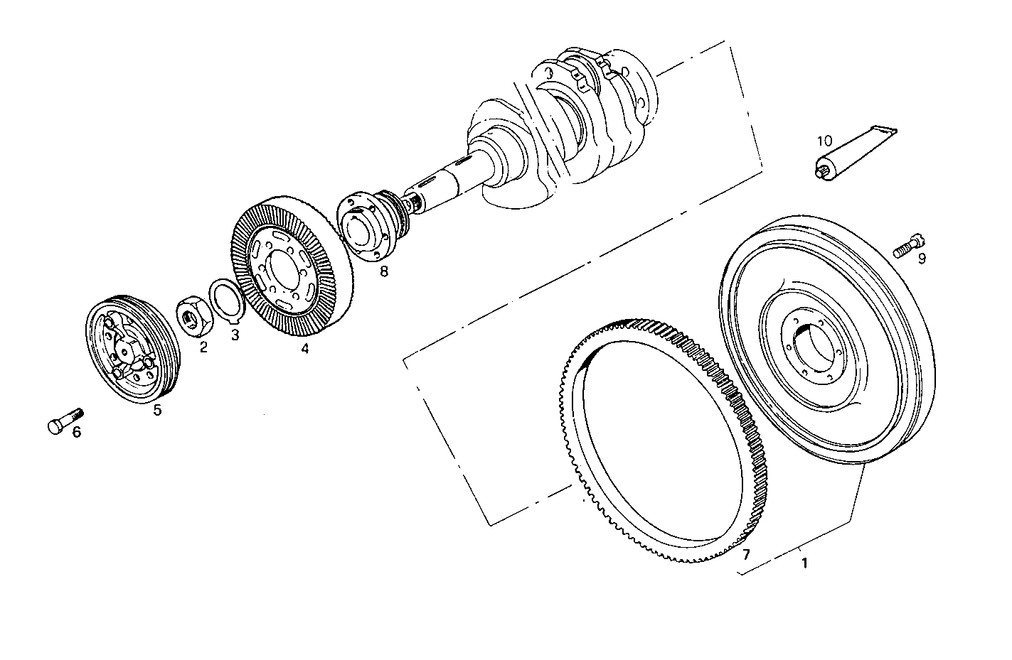 Iveco/FPT ENGINE FLYWHEEL - DAMPER