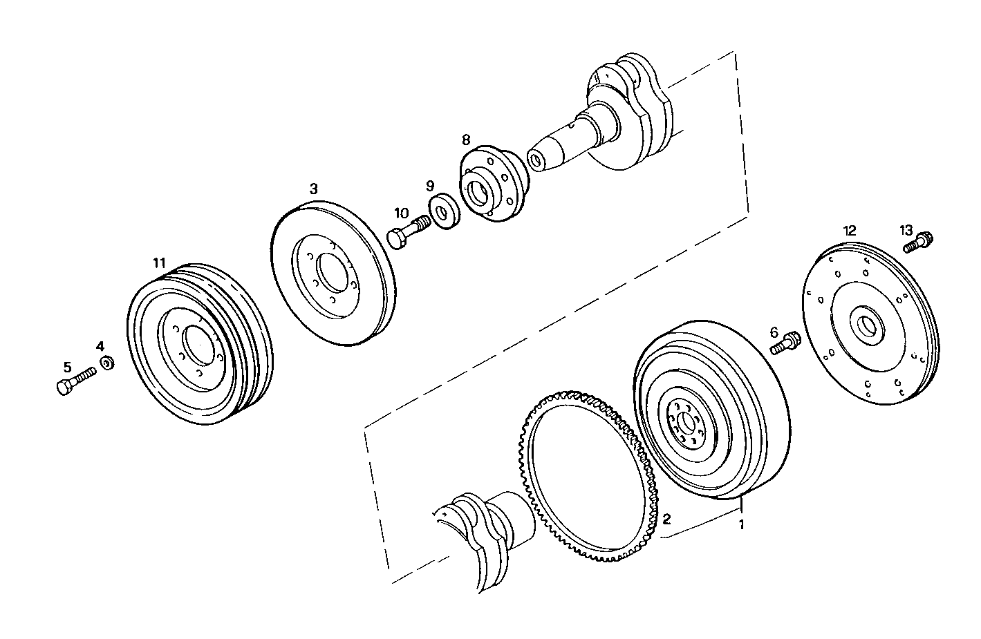 Iveco/FPT ENGINE FLYWHEEL - DAMPER