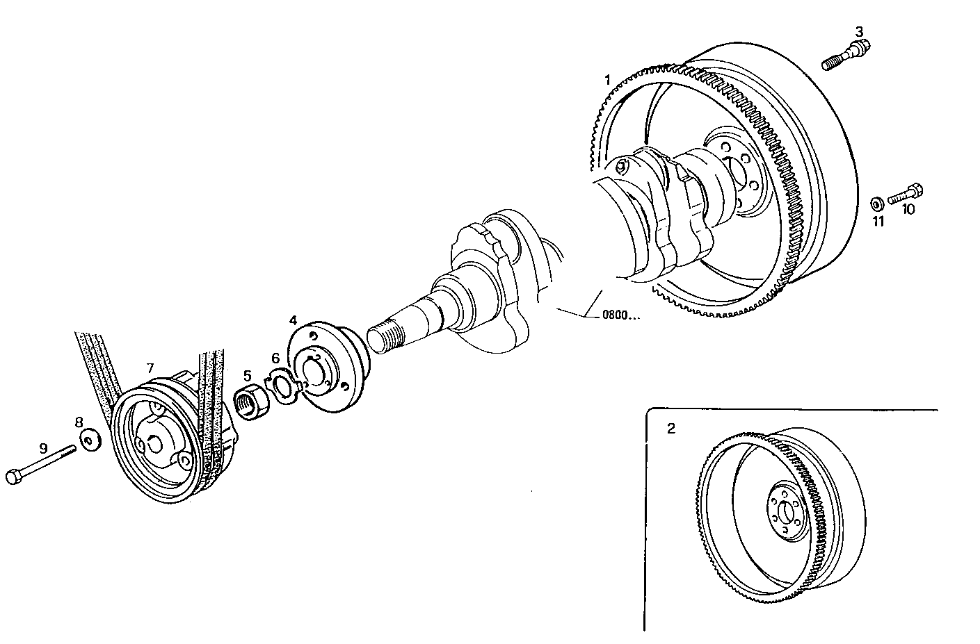 Iveco/FPT ENGINE FLYWHEEL - DAMPER