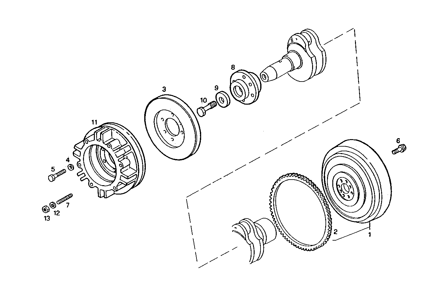 Iveco/FPT ENGINE FLYWHEEL - DAMPER