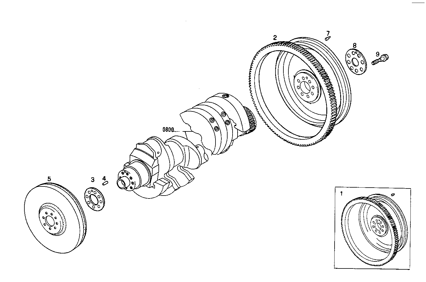 Iveco/FPT ENGINE FLYWHEEL - DAMPER