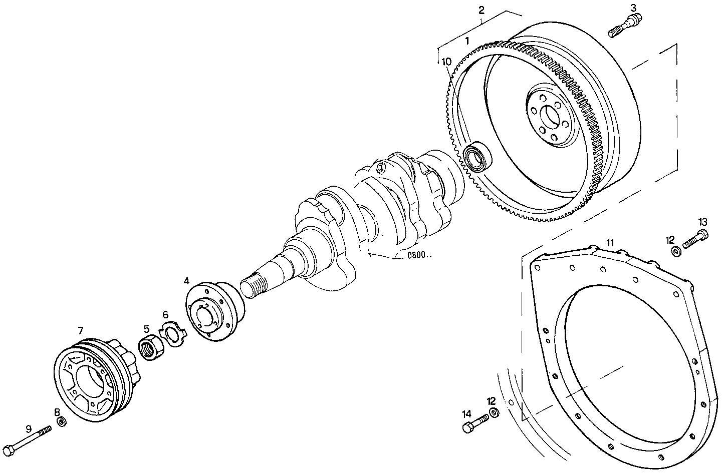 Iveco/FPT ENGINE FLYWHEEL - DAMPER