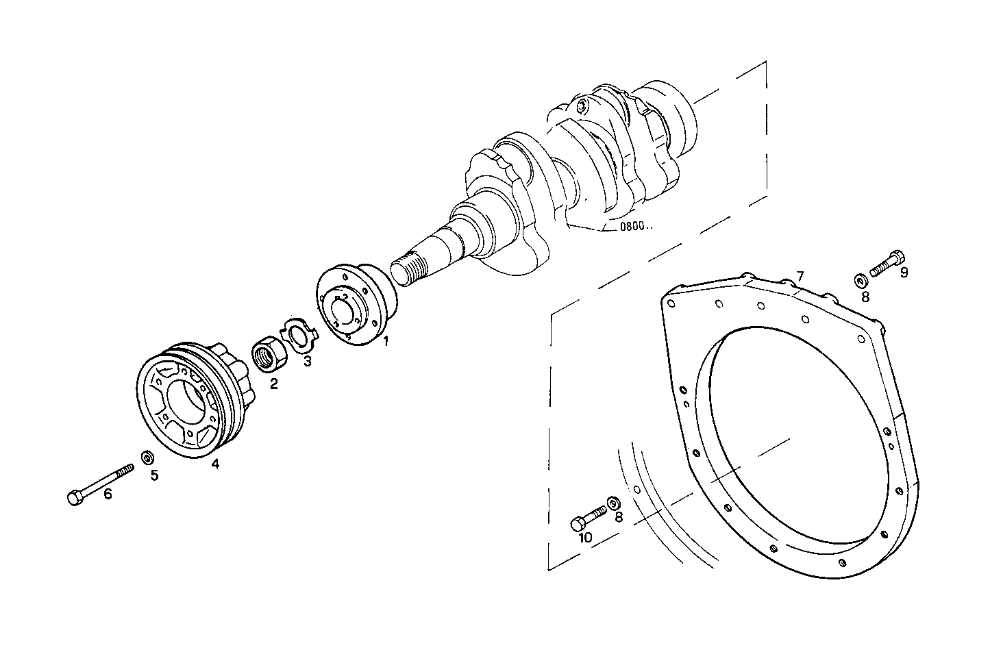 Iveco/FPT ENGINE FLYWHEEL - DAMPER