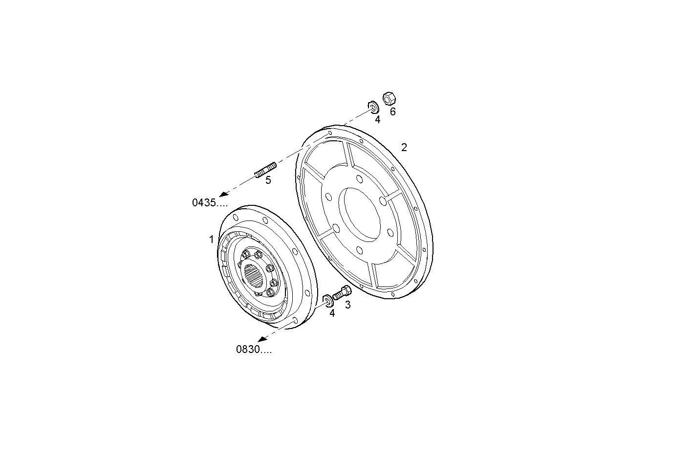 Iveco/FPT FLYWHEEL ARRANGED FOR TRANSMISSION